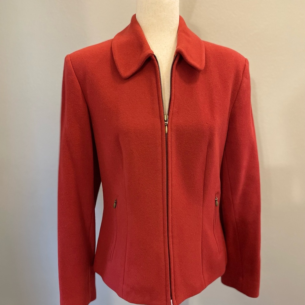 Wool Rust Colored Women's Blazer